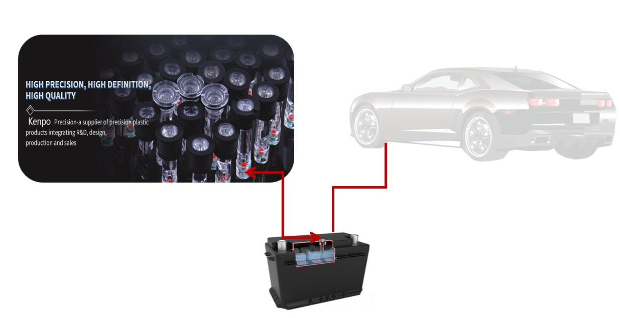 What is a battery status indicator?